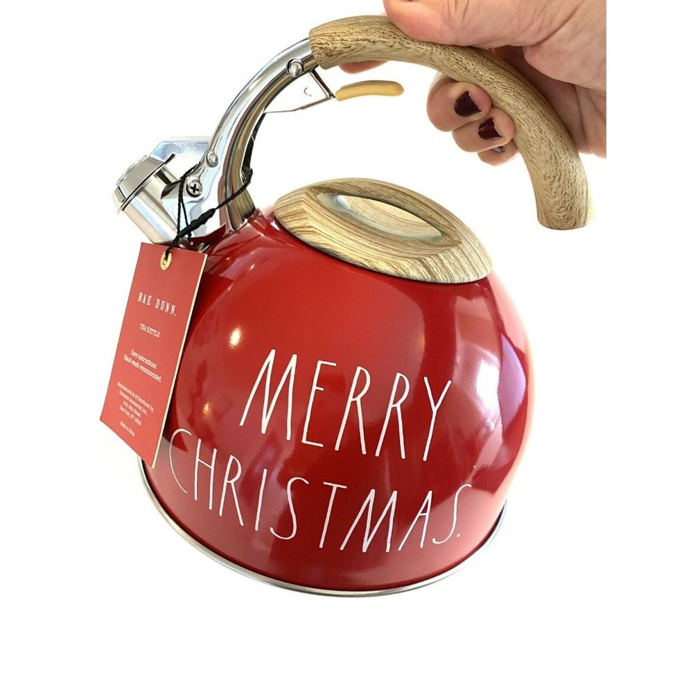 New Rae Dunn by Magenta 2020 Red Tea Kettle - Picture 10 of 10